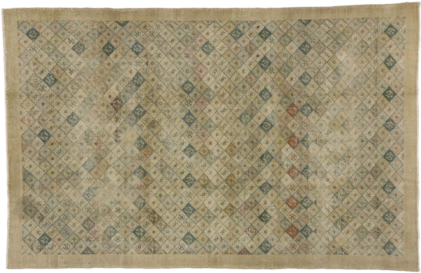 6 x 10 Vintage Distressed Rug 51015