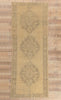 5 x 13 - Tan Vintage Turkish Oushak Rug - 51021