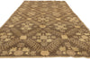 5 x 9 - Brown Vintage Turkish Oushak Rug - 51028
