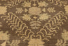 5 x 9 - Brown Vintage Turkish Oushak Rug - 51028