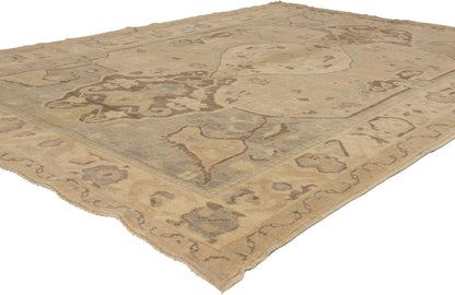 6 x 8 - Purple Vintage Turkish Oushak Rug - 51034