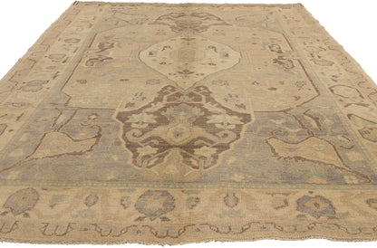 6 x 8 - Purple Vintage Turkish Oushak Rug - 51034