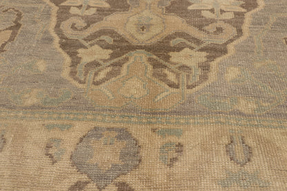 6 x 8 - Purple Vintage Turkish Oushak Rug - 51034