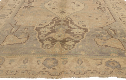 6 x 8 - Purple Vintage Turkish Oushak Rug - 51034