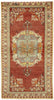 3 x 5 - Red Vintage Turkish Oushak Rug - 51083