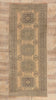 5 x 11 - Tan Vintage Turkish Oushak Rug - 51117