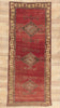 5 x 12 - Red Vintage Turkish Oushak Rug - 51134
