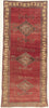 5 x 12 - Red Vintage Turkish Oushak Rug - 51134