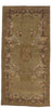 5 x 11 - Brown Vintage Turkish Oushak Rug - 51138