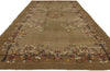 5 x 11 - Brown Vintage Turkish Oushak Rug - 51138