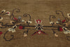 5 x 12 - Brown Vintage Turkish Oushak Rug - 51139