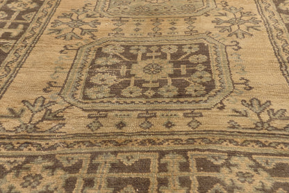 5 x 11 - Tan Vintage Turkish Oushak Rug - 51140