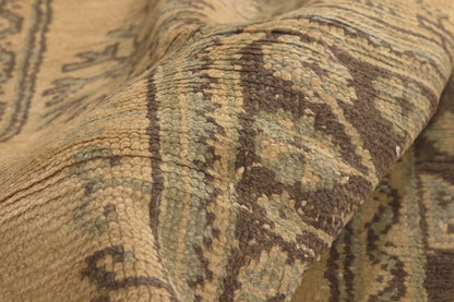 5 x 11 - Tan Vintage Turkish Oushak Rug - 51140