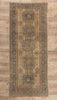 5 x 11 - Brown Vintage Turkish Oushak Rug - 51143