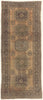 5 x 11 - Brown Vintage Turkish Oushak Rug - 51143