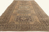 5 x 12 - Brown Vintage Turkish Oushak Rug - 51144