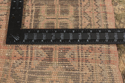 5 x 12 - Brown Vintage Turkish Oushak Rug - 51145