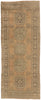 5 x 12 - Brown Vintage Turkish Oushak Rug - 51146