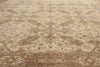 10 x 16 - Brown Vintage Persian Tabriz Rug - 51164