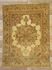 4 x 5 - Brown Vintage Turkish Tabriz Rug - 51173