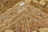 4 x 5 - Brown Vintage Turkish Tabriz Rug - 51173