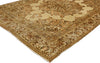 4 x 5 - Brown Vintage Turkish Tabriz Rug - 51173