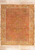 10 x 12 - Rust Antique Turkish Oushak Rug - 51231