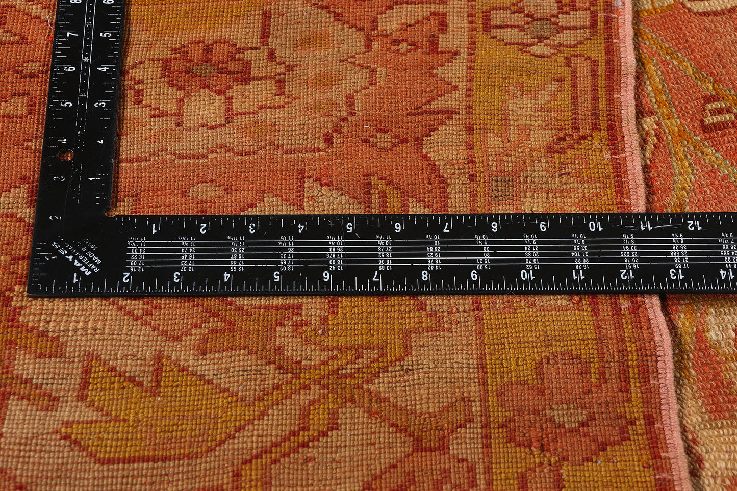10 x 12 - Rust Antique Turkish Oushak Rug - 51231