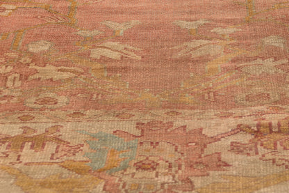 10 x 12 - Rust Antique Turkish Oushak Rug - 51231