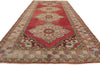 5 x 11 - Red Vintage Turkish Oushak Rug - 51361