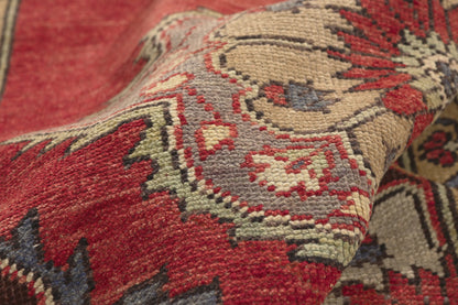 5 x 11 - Red Vintage Turkish Oushak Rug - 51361