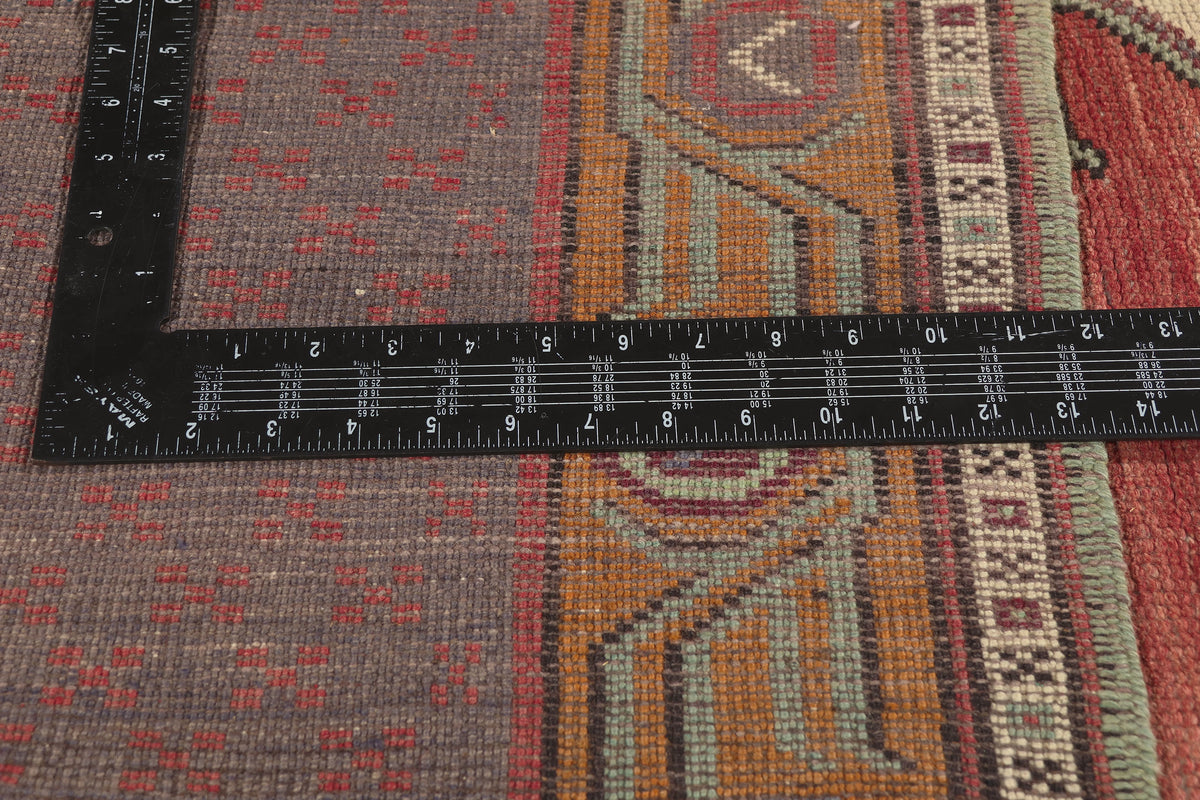 5 x 11 - Red Vintage Turkish Oushak Rug - 51363