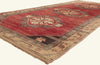 5 x 12 - Red Vintage Turkish Oushak Rug - 51383