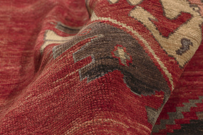 5 x 12 - Red Vintage Turkish Oushak Rug - 51383