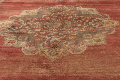 5 x 12 - Rust Vintage Turkish Oushak Rug - 51448