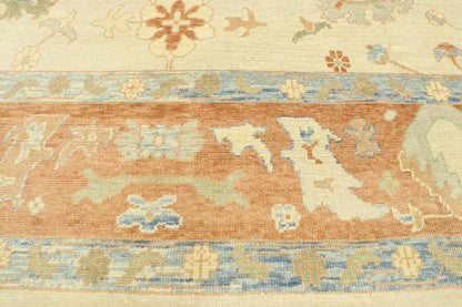 12 x 16 - Beige Turkish Oushak Rug - 51603