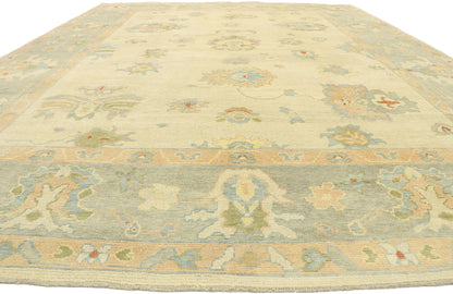 12 x 16 - Beige Turkish Oushak Rug - 51605