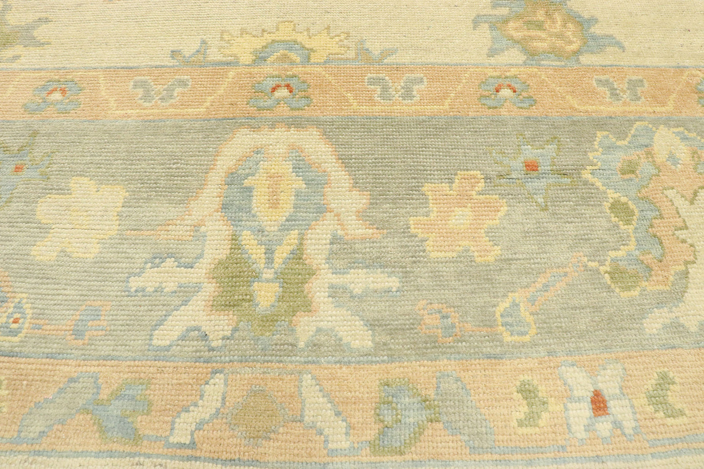 12 x 16 - Beige Turkish Oushak Rug - 51605