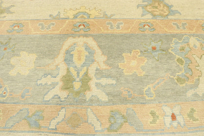12 x 16 - Beige Turkish Oushak Rug - 51605
