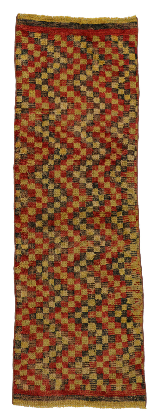 2 x 8 - Multicolor Vintage Turkish Tulu Rug - 51682