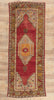 5 x 12 - Red Vintage Turkish Oushak Rug - 51716
