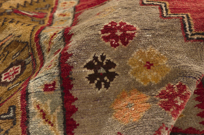 5 x 12 - Red Vintage Turkish Oushak Rug - 51716