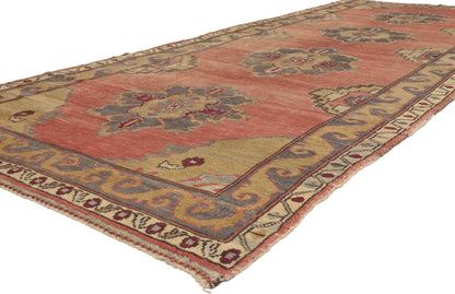 5 x 12 - Rust Vintage Turkish Oushak Rug - 51794
