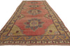 5 x 12 - Rust Vintage Turkish Oushak Rug - 51794