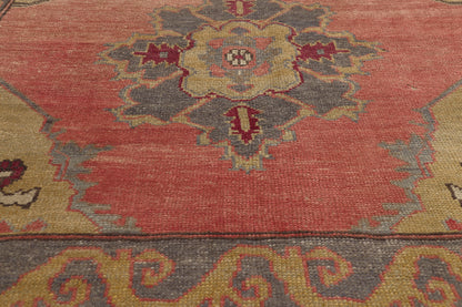 5 x 12 - Rust Vintage Turkish Oushak Rug - 51794