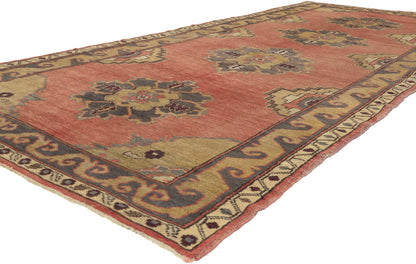 5 x 12 - Rust Vintage Turkish Oushak Rug - 51795