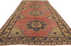 5 x 12 - Rust Vintage Turkish Oushak Rug - 51795