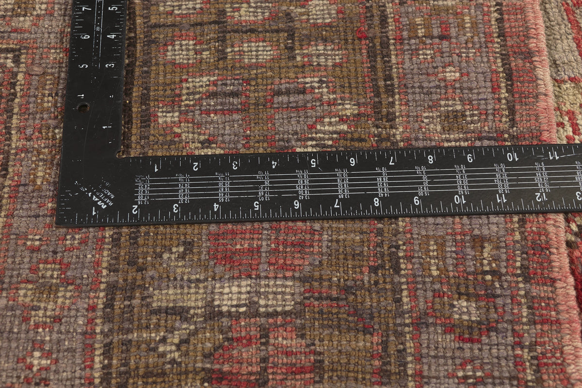 5 x 11 - Red Vintage Turkish Oushak Rug - 51800