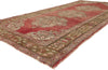 5 x 11 - Red Vintage Turkish Oushak Rug - 51800