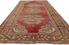 5 x 11 - Red Vintage Turkish Oushak Rug - 51800